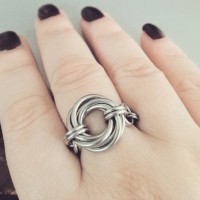 Mobius Ring in Steel