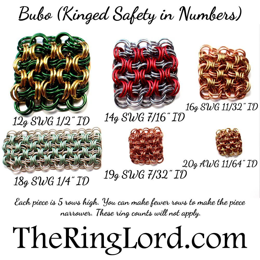 Bubo (Kinged Safety In Numbers) - TRL Ring Size Guide