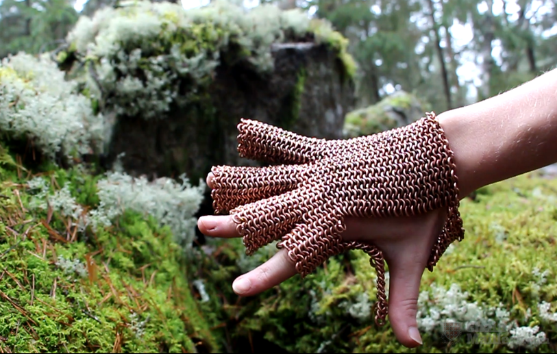 Copper glove, process pic